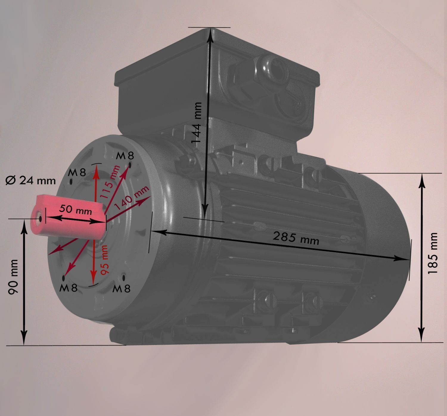 EINPHASEN-ELEKTROMOTOR 1 5 KW 1400 U/min 230V - Polen, A-Ware EINPHASEN-ELEKTROMOTOR 1 5 KW 1400 U/min 230V - Polen, A-Ware